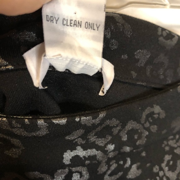 Barney’s of New York black leopard print skirt - Picture 3 of 5